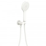 Kaya Hand Shower, Round Plate, Matte White Kaya Hand Shower, Round Plate, Matte White